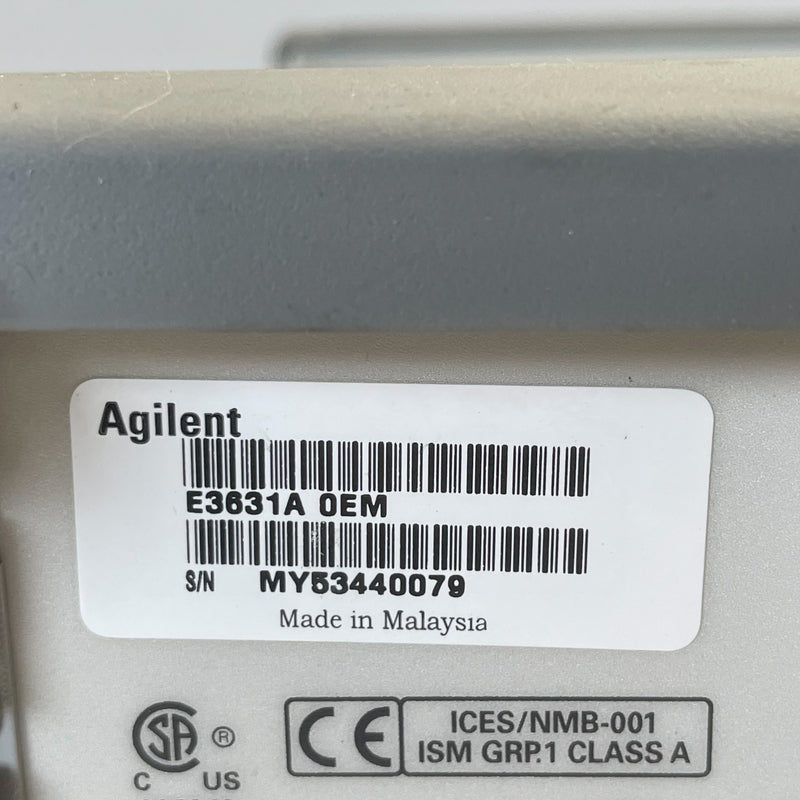 Agilent E 3631 A DC Power Supply