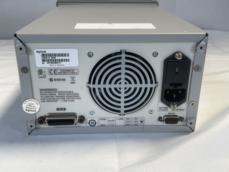 Agilent E 3631 A DC Power Supply