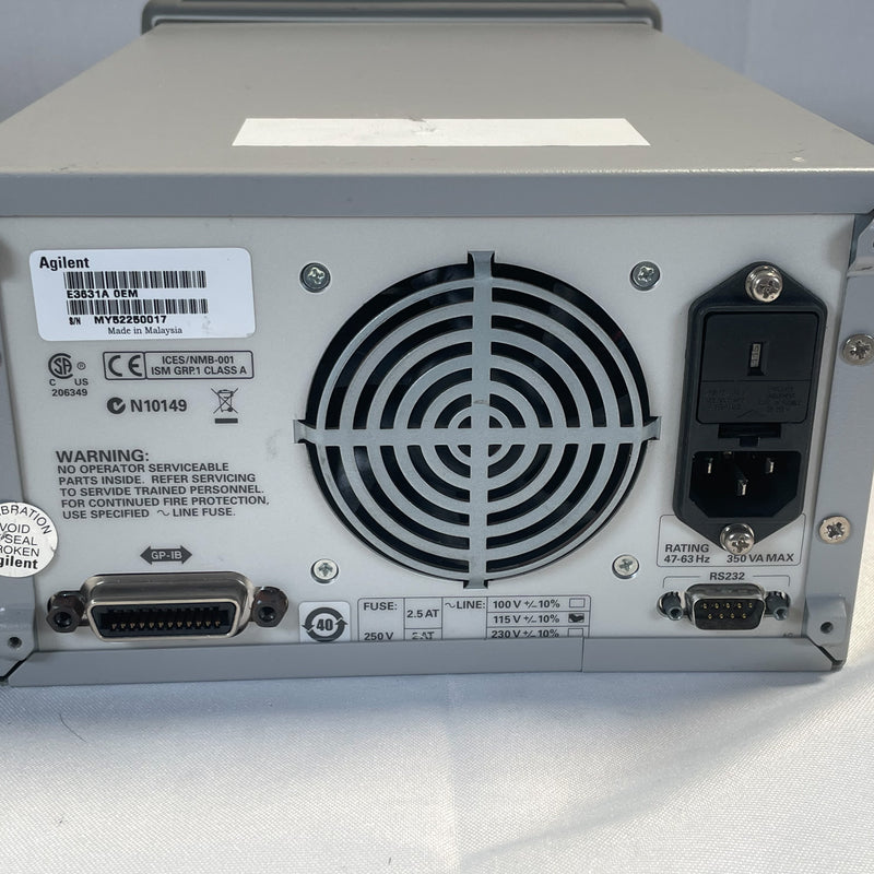 Agilent E 3631 A DC Power Supply