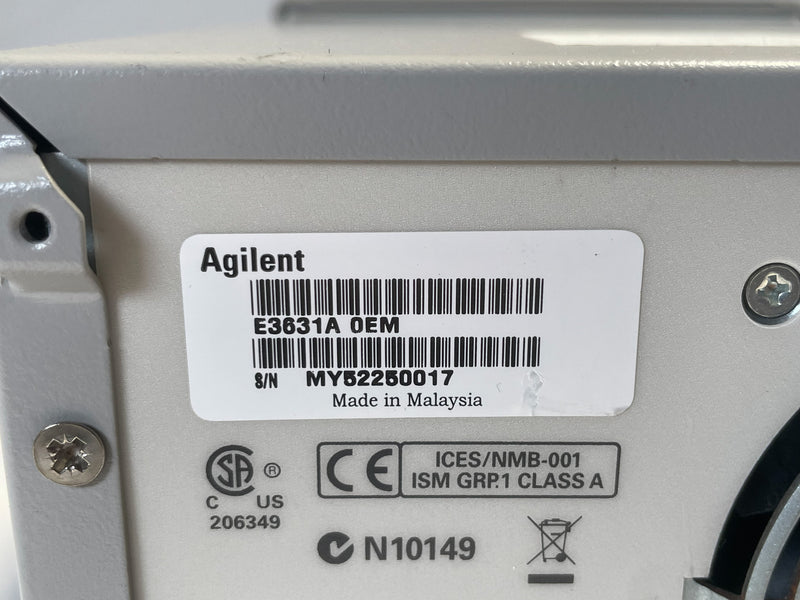 Agilent E 3631 A DC Power Supply