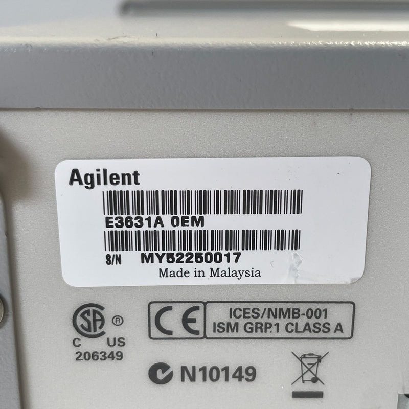 Agilent E 3631 A DC Power Supply