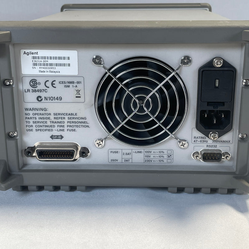 Agilent E 3631 A DC Power Supply