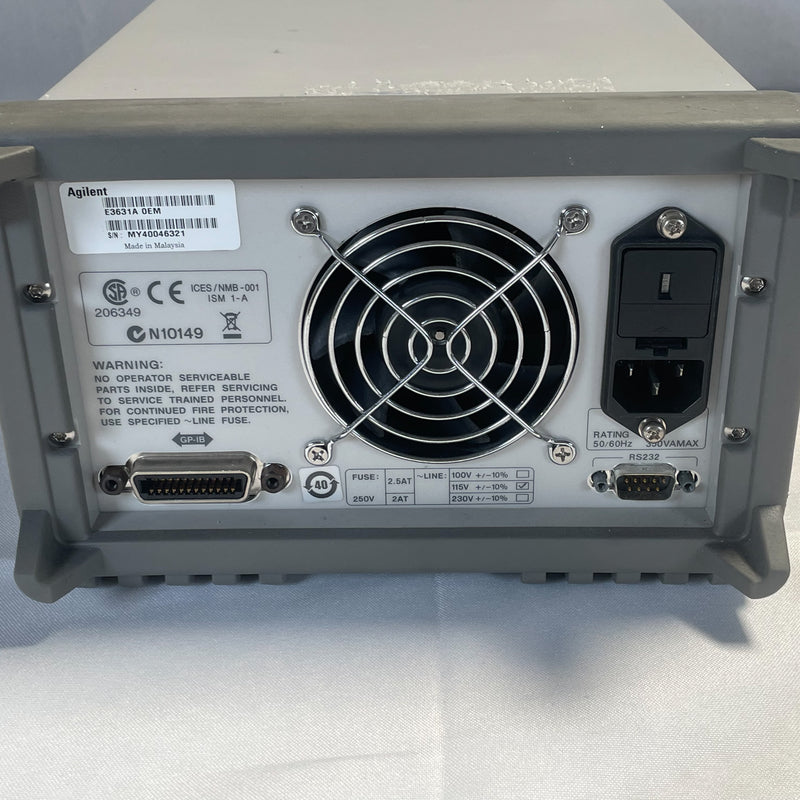 Agilent E 3631 A DC Power Supply