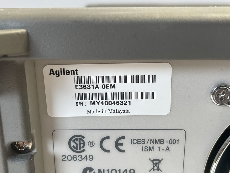 Agilent E 3631 A DC Power Supply