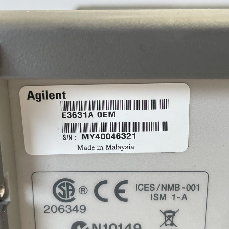 Agilent E 3631 A DC Power Supply