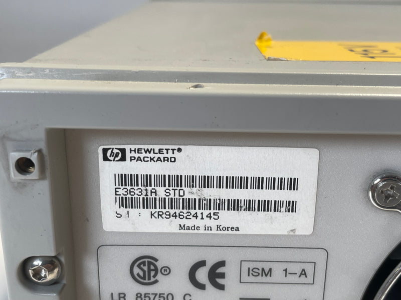 Agilent E 3631 A DC Power Supply