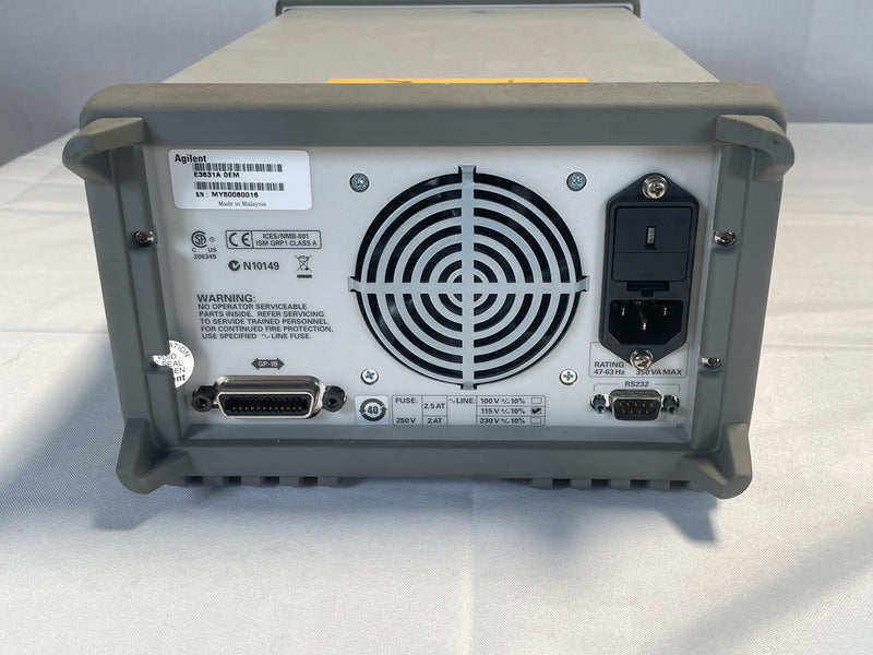 Agilent E 3631 A DC Power Supply