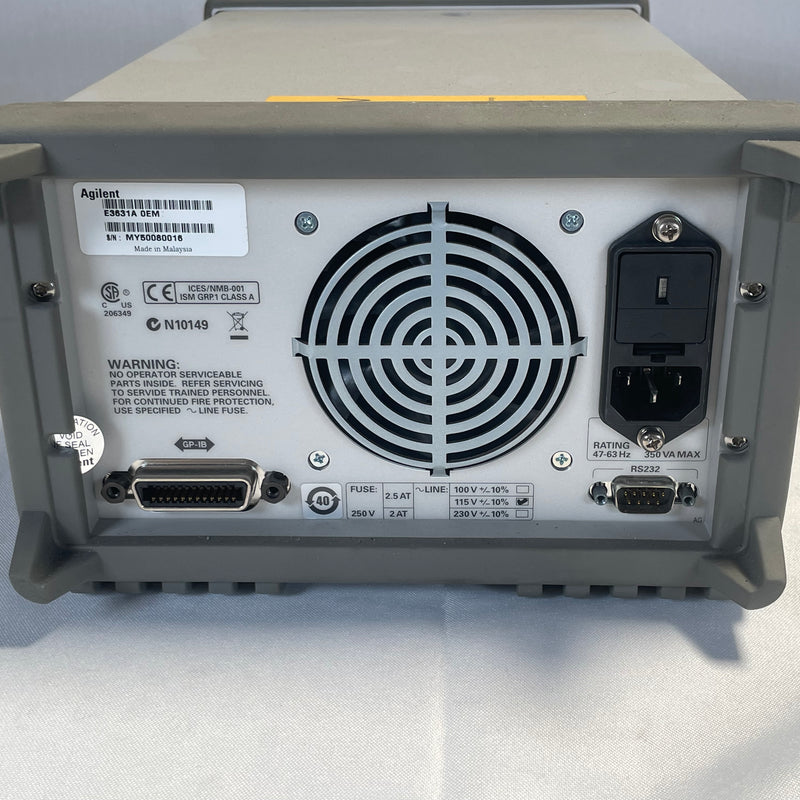 Agilent E 3631 A DC Power Supply