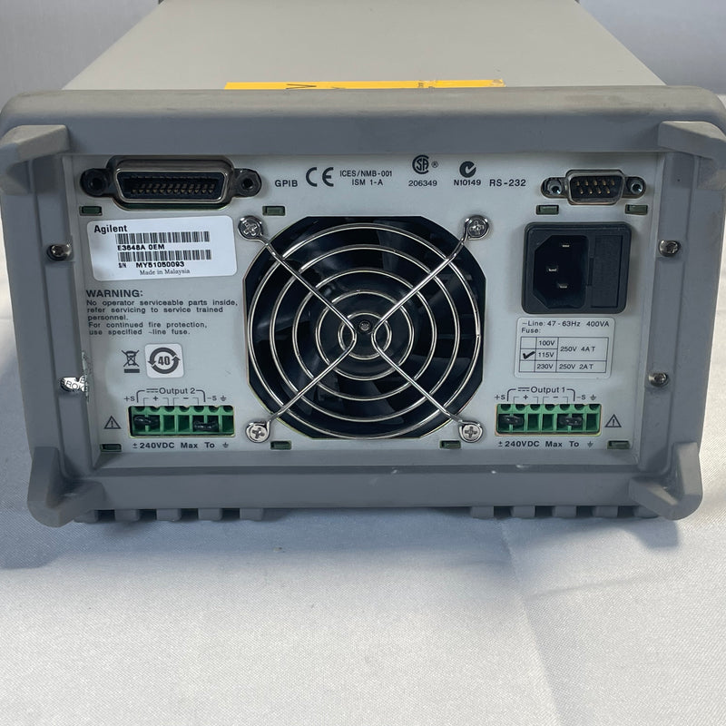 Agilent E 3648 A DC Power Supply