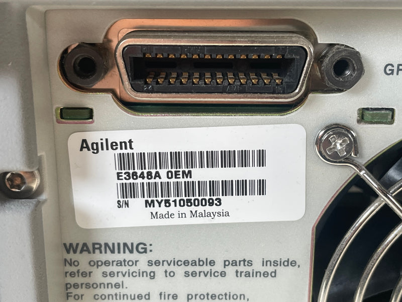 Agilent E 3648 A DC Power Supply