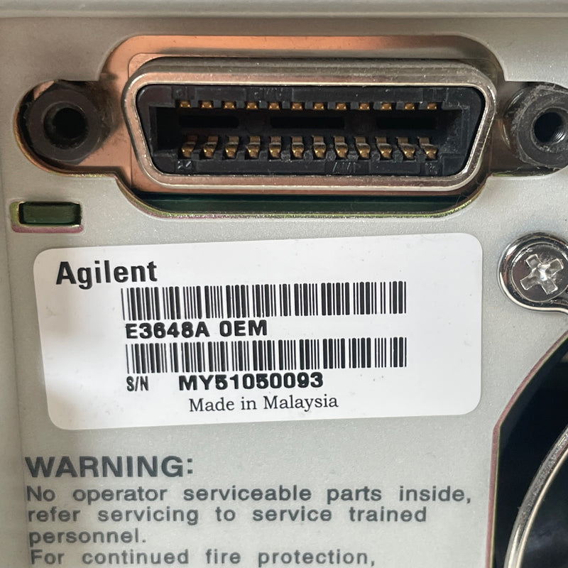 Agilent E 3648 A DC Power Supply