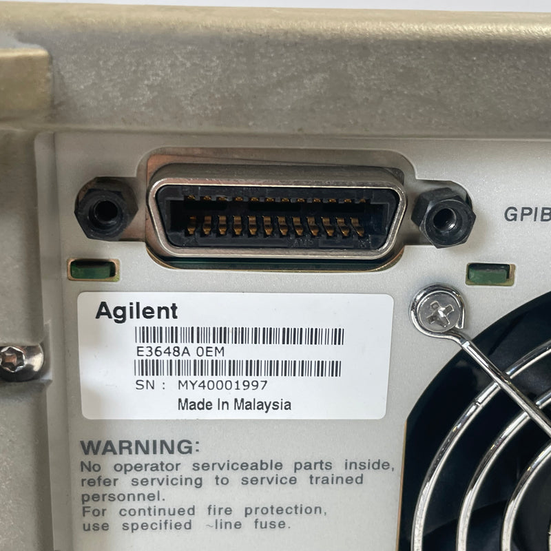 Agilent E 3648 A DC Power Supply