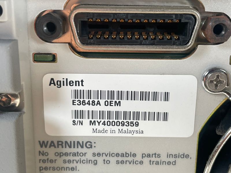 Agilent E 3648 A DC Power Supply