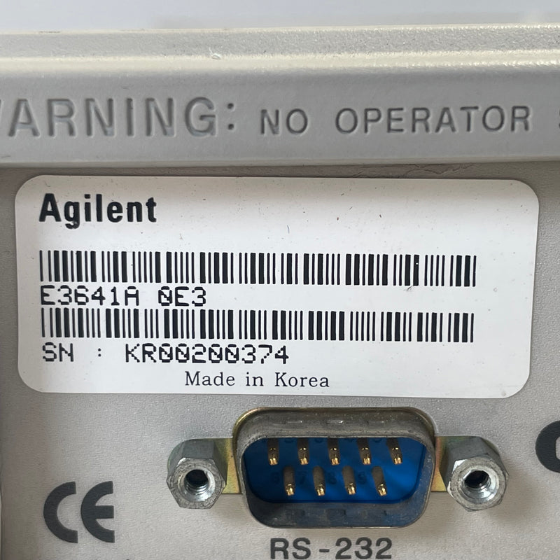 Agilent E 3641 A DC Power Supply