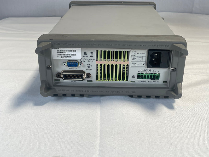 Agilent E 3640 A DC Power Supply