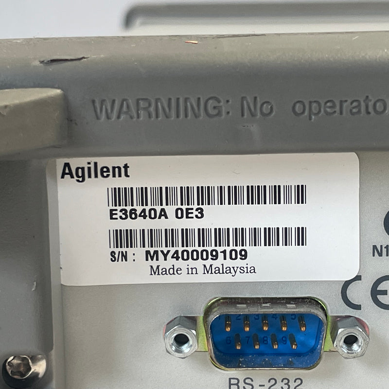 Agilent E 3640 A DC Power Supply