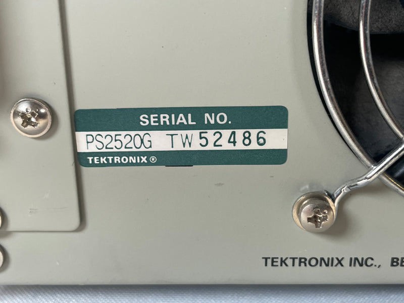 Tektronix PS 2520 G DC Power Supply