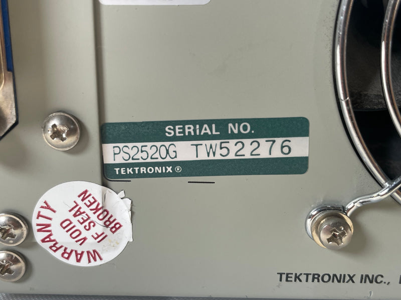 Tektronix PS 2520 G DC Power Supply