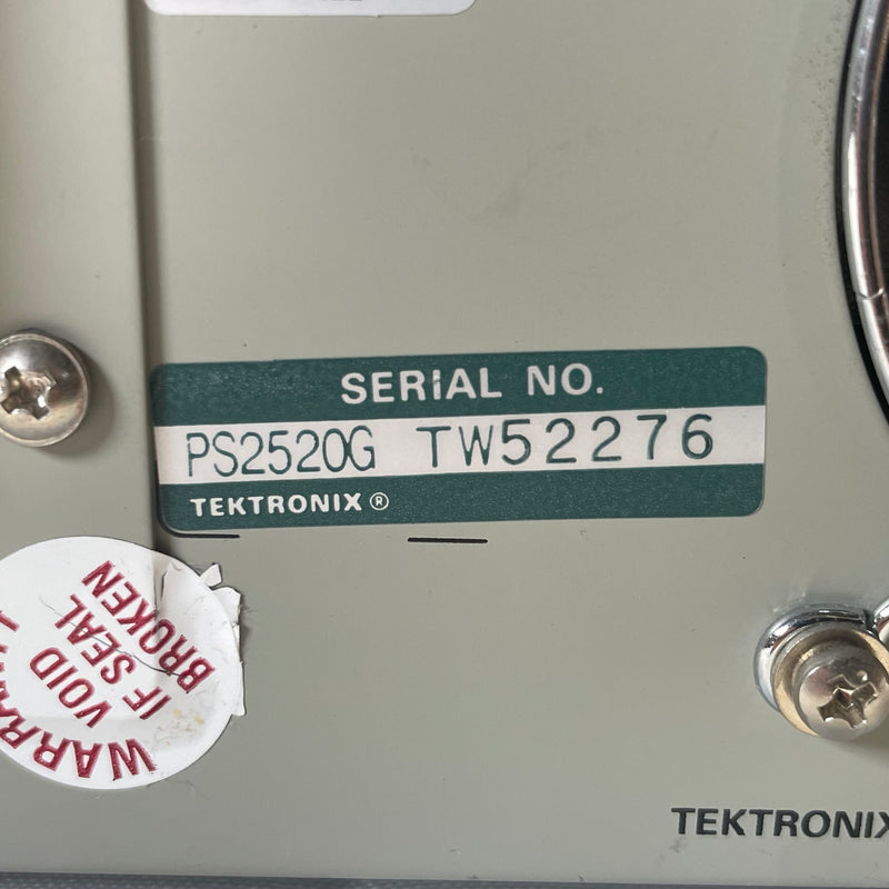 Tektronix PS 2520 G DC Power Supply