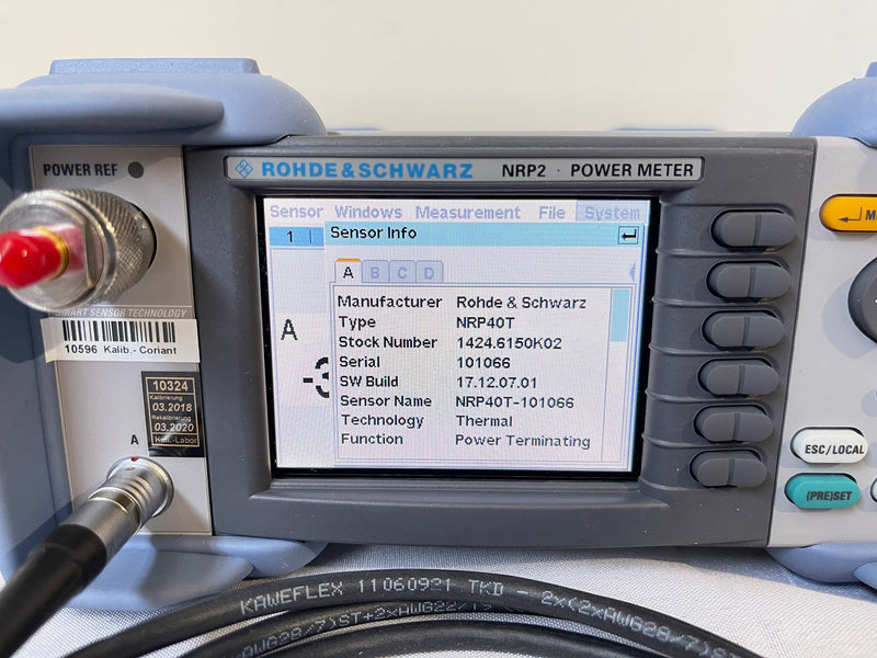 Rohde & Schwarz NRP 2 / NRP 40 T Power Meter and Sensor