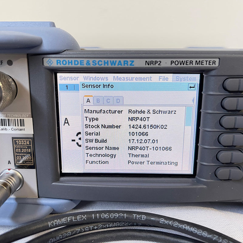 Rohde & Schwarz NRP 2 / NRP 40 T Power Meter and Sensor