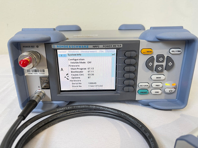 Rohde & Schwarz NRP 2 / NRP 40 T Power Meter and Sensor