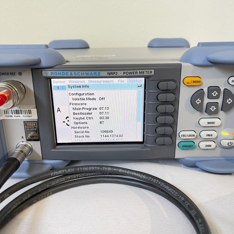 Rohde & Schwarz NRP 2 / NRP 40 T Power Meter and Sensor