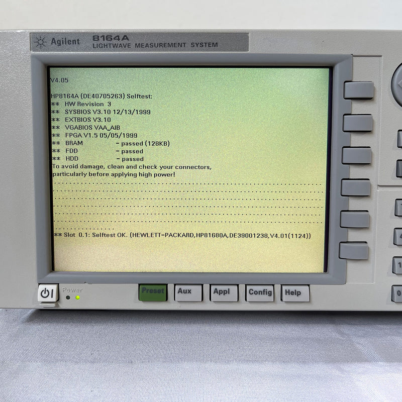 Agilent 81680 A Tunable Laser Source