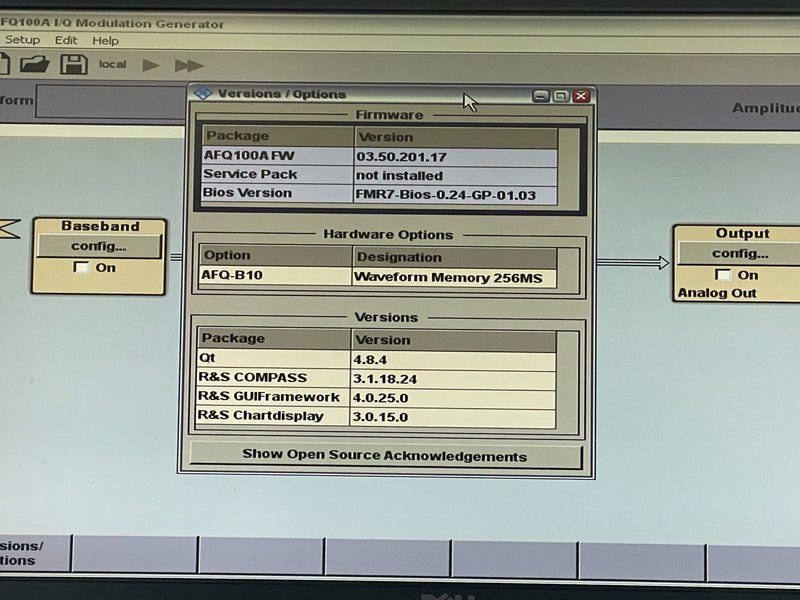 Rohde & Schwarz AFQ 100 A I/Q Modulation Generator