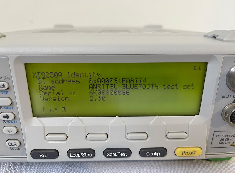 Anritsu MT 8850 A Bluetooth Test Set