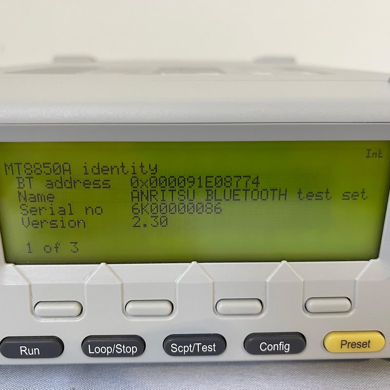 Anritsu MT 8850 A Bluetooth Test Set