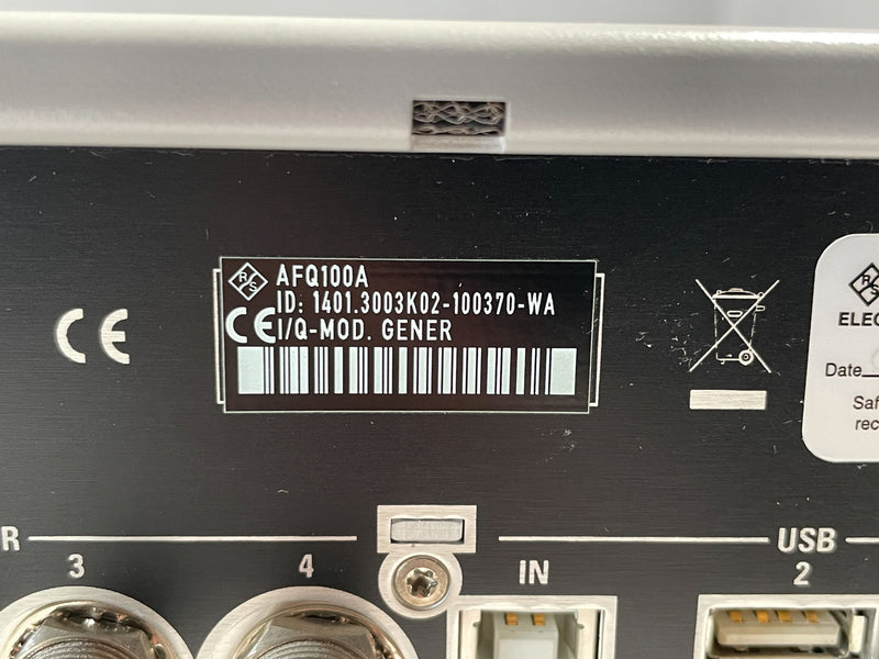 Rohde & Schwarz AFQ 100 A I/Q Modulation Generator