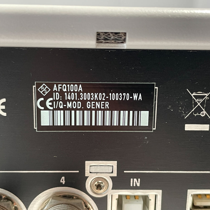 Rohde & Schwarz AFQ 100 A I/Q Modulation Generator