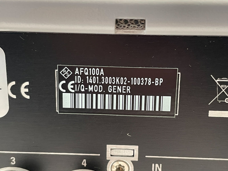 Rohde & Schwarz AFQ 100 A I/Q Modulation Generator