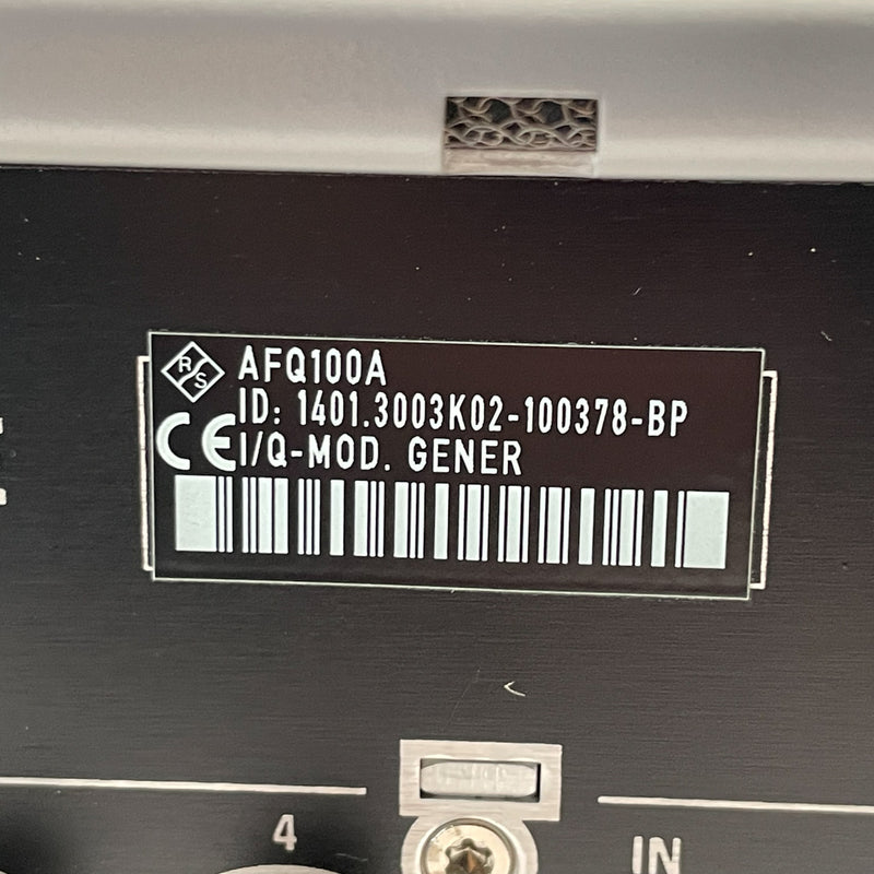 Rohde & Schwarz AFQ 100 A I/Q Modulation Generator