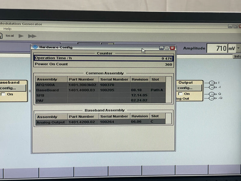 Rohde & Schwarz AFQ 100 A I/Q Modulation Generator