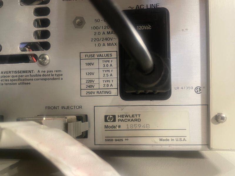 Hewlett Packard (HP) / Agilent 5890 Gas Chromatography