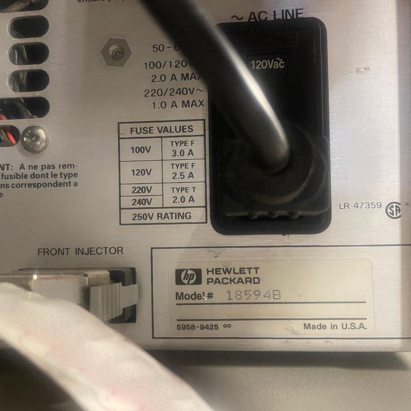 Hewlett Packard (HP) / Agilent 5890 Gas Chromatography