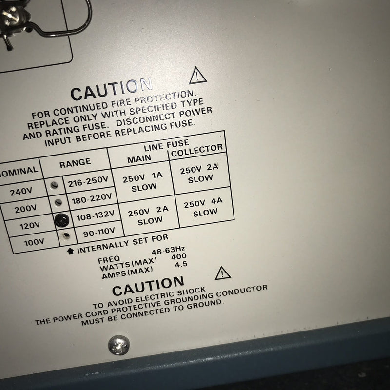 Tektronix 371 High Power Curve Tracer