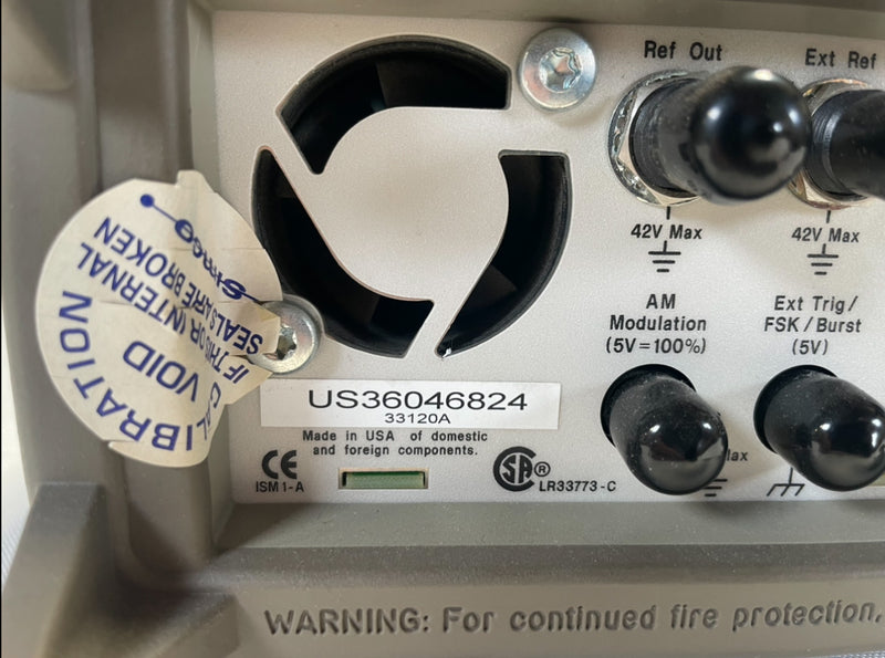 Agilent 33120 A Function / Arbitrary Waveform Generator