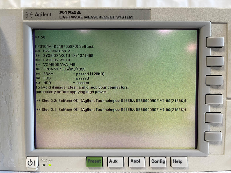 Agilent 81635 A Dual Optical Power Sensor