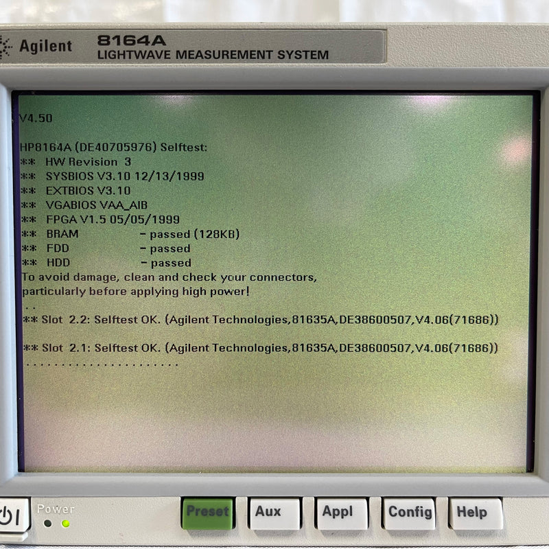 Agilent 81635 A Dual Optical Power Sensor