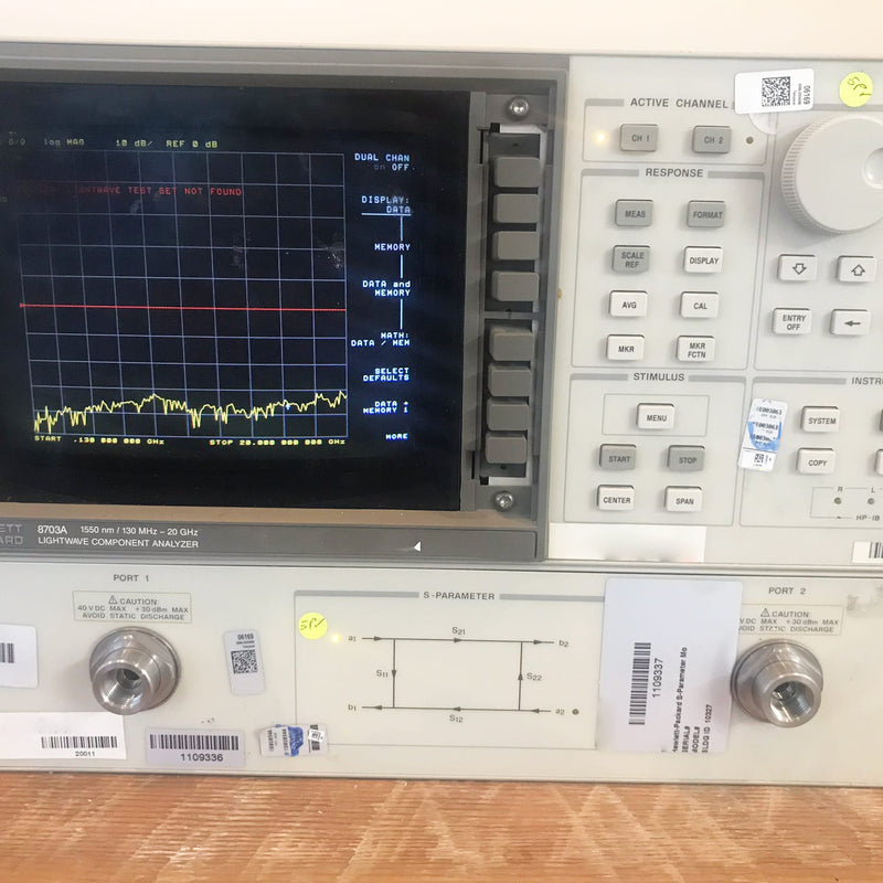 Agilent 8703 A Lightwave Component Analyzer