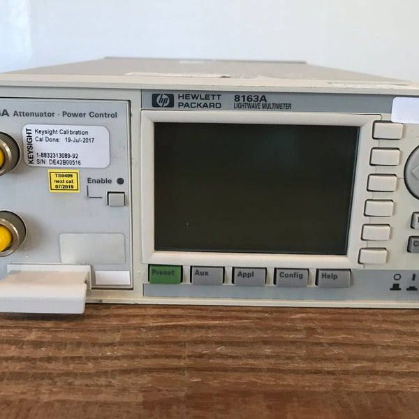 Agilent 8163 A Lightwave Multimeter