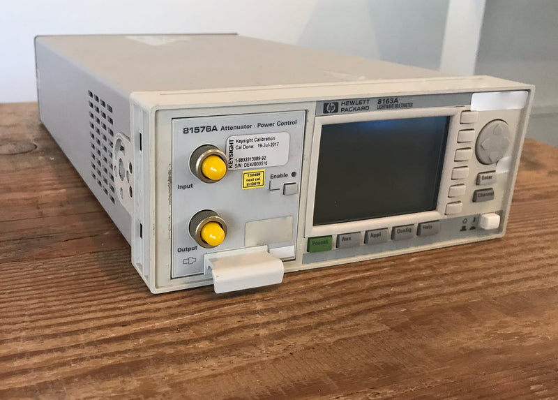 Agilent 8163 A Lightwave Multimeter