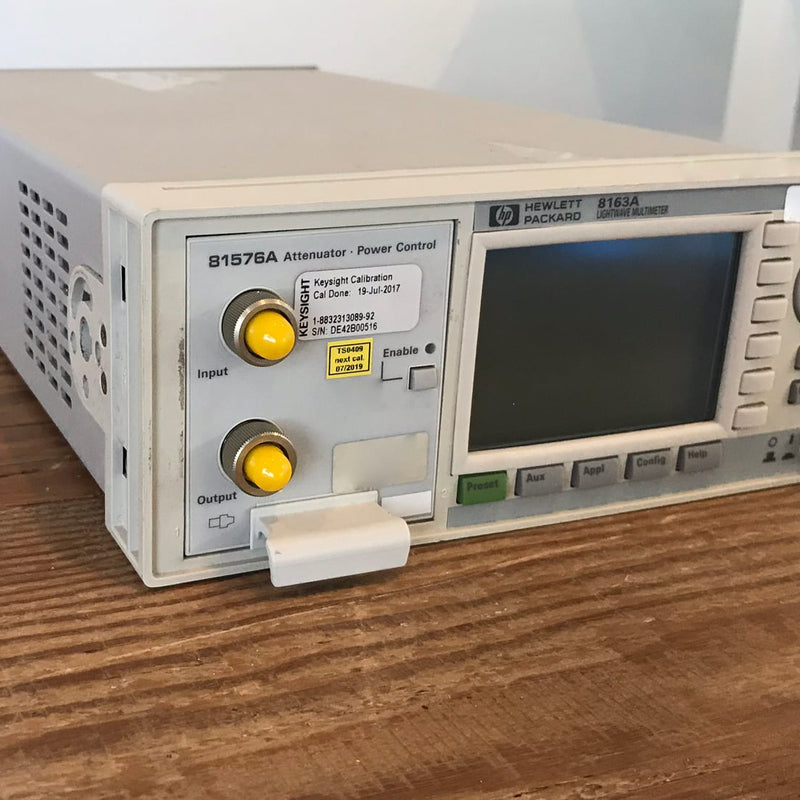 Agilent 8163 A Lightwave Multimeter