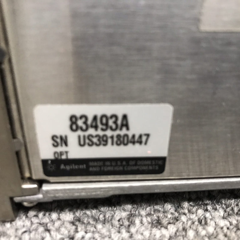 Agilent 83493 A Single-Mode Clock Recovery Module