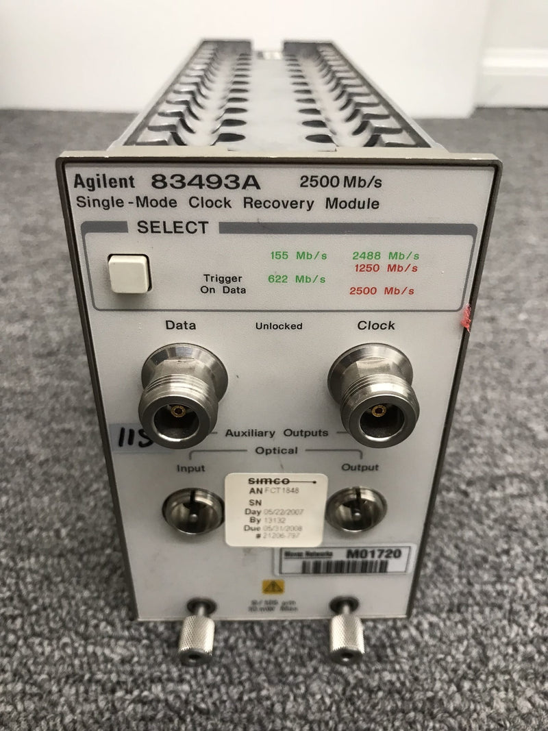 Agilent 83493 A Single-Mode Clock Recovery Module