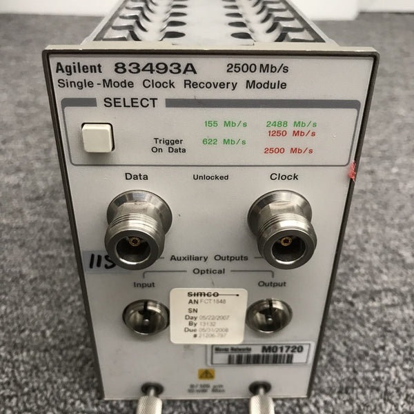 Agilent 83493 A Single-Mode Clock Recovery Module