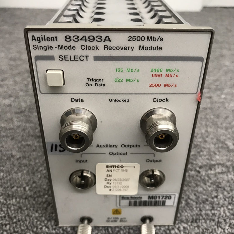 Agilent 83493 A Single-Mode Clock Recovery Module